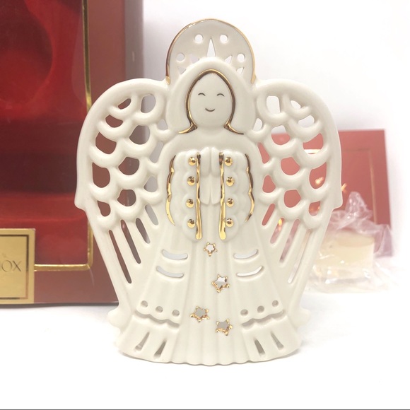 Lenox Other - Lenox Bright Christmas Angel Candle Holder in Box